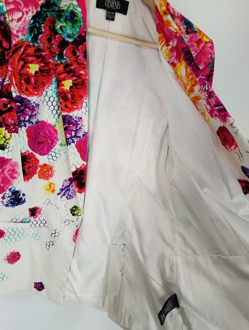 Prabal Gurung for Target Floral Suit Jacket Blazer - Picture 7 of 8